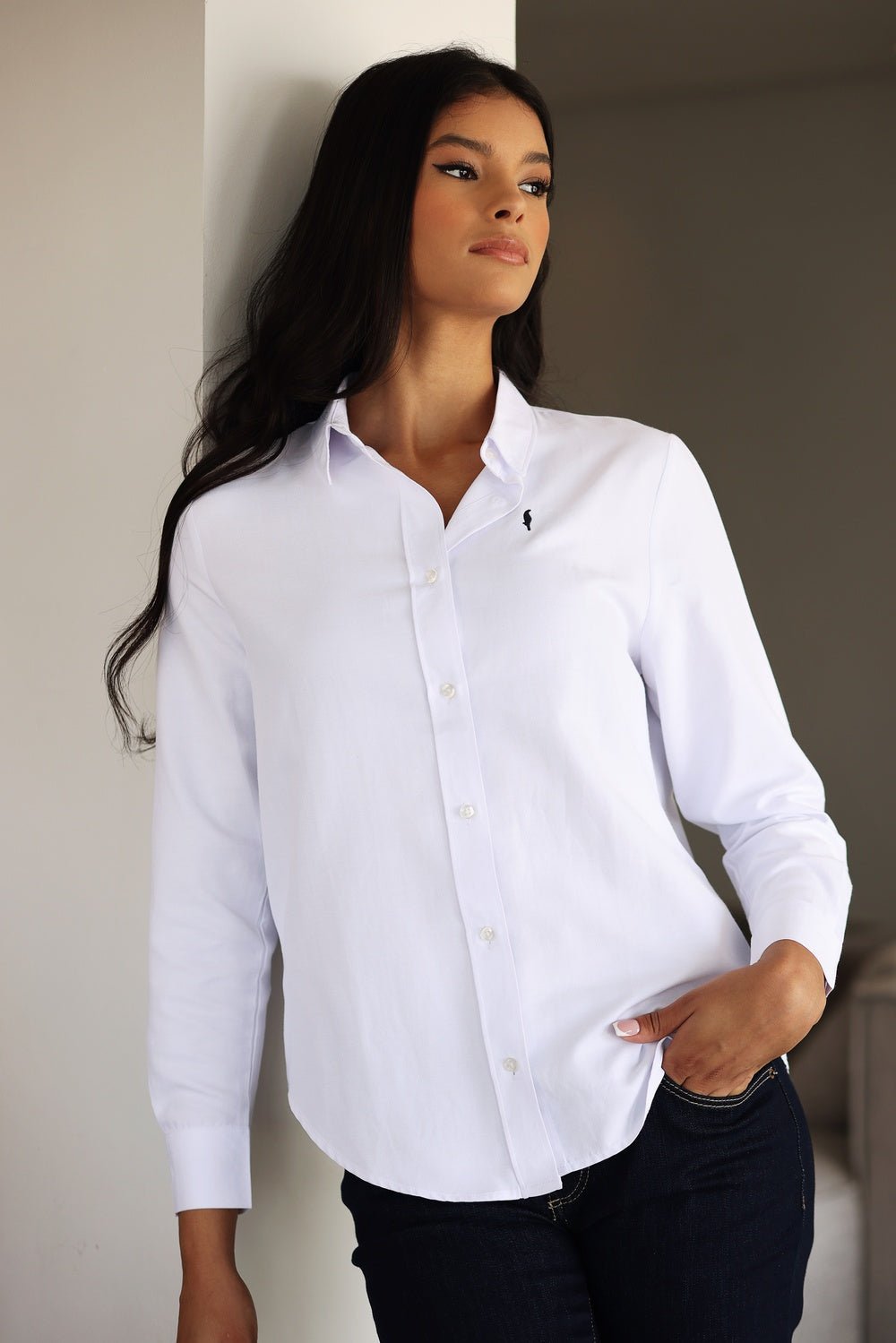 Chemise Amira – Blanc & Noir