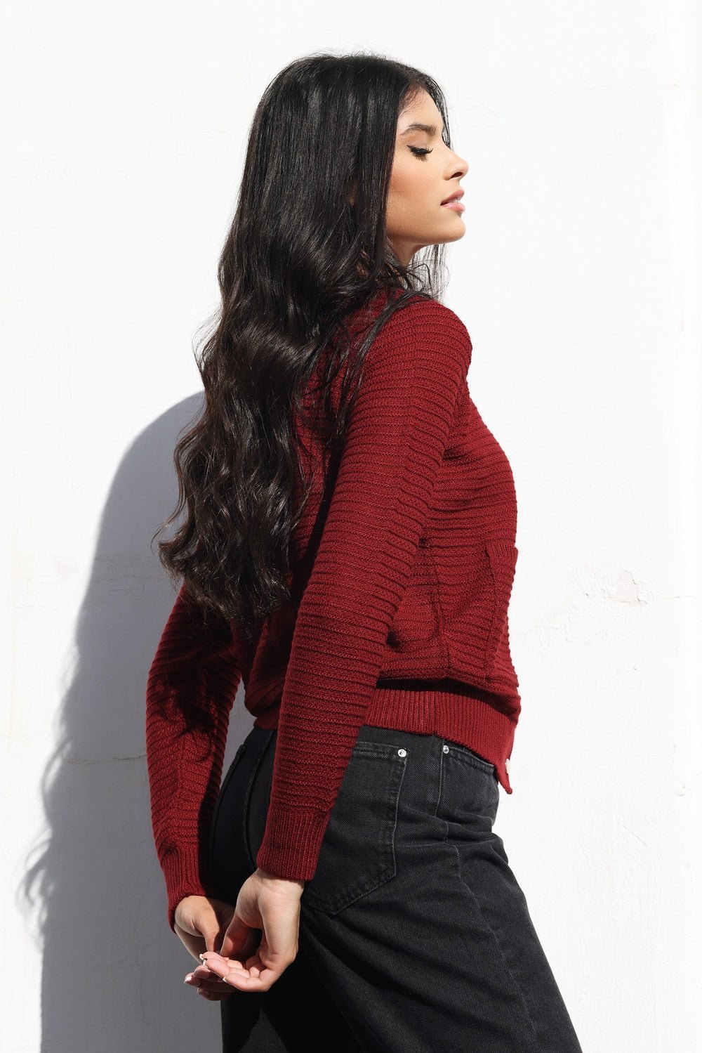 Veste Salma – Bordeaux