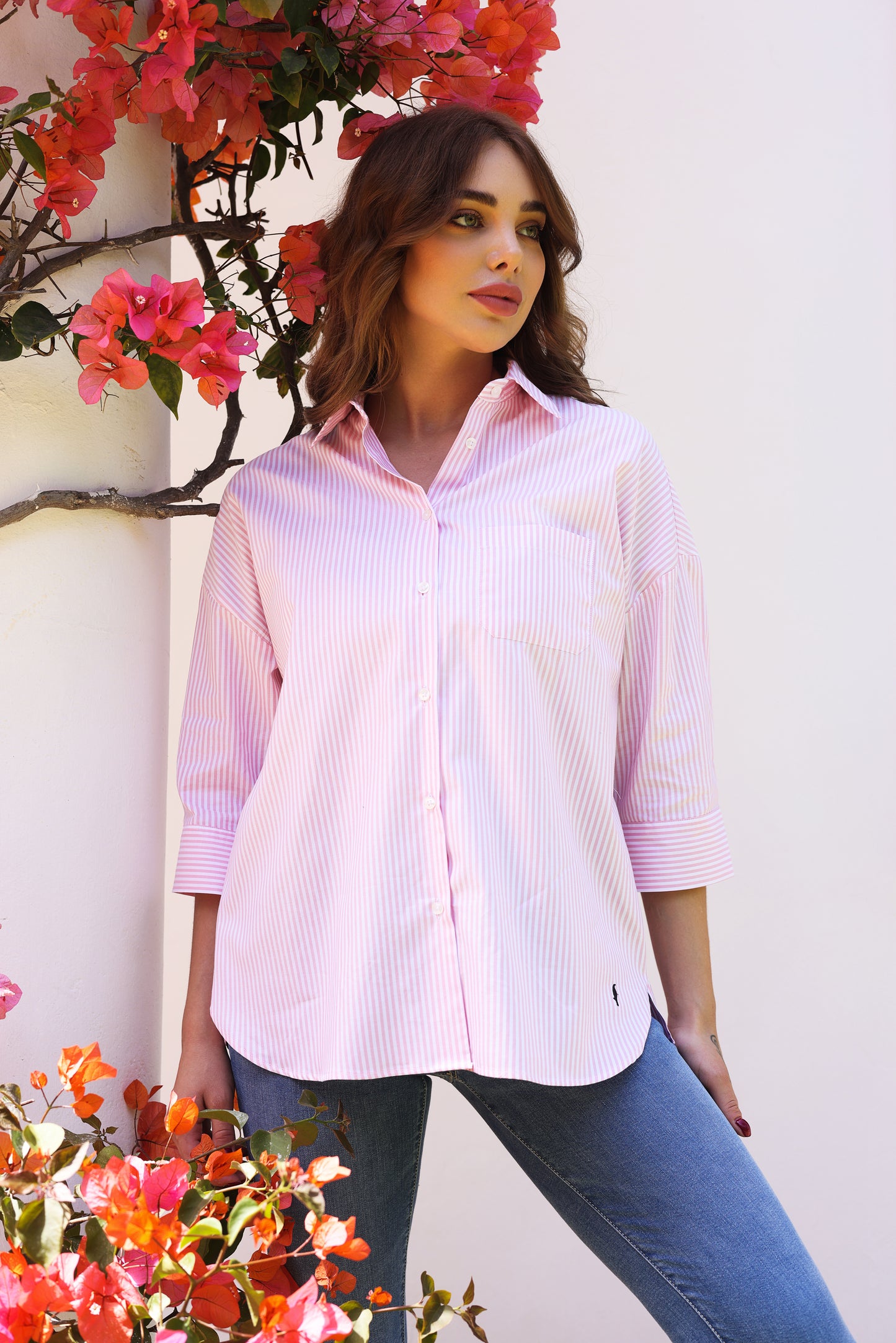 Chemise Leyla Rayée - En Coton