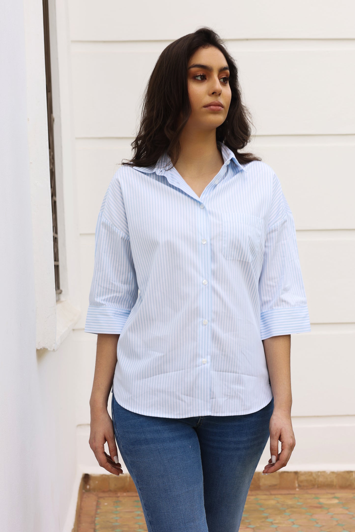 Chemise Leyla Rayée - En Coton