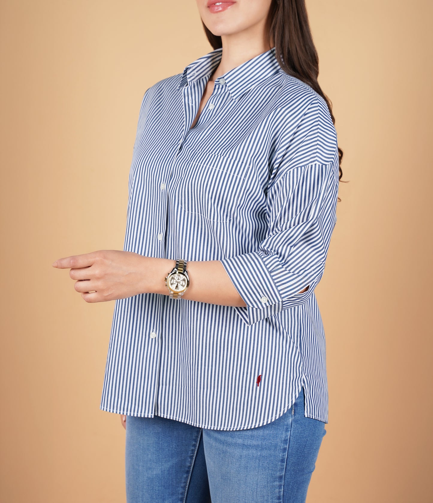 Chemise Leyla Rayée - En Coton