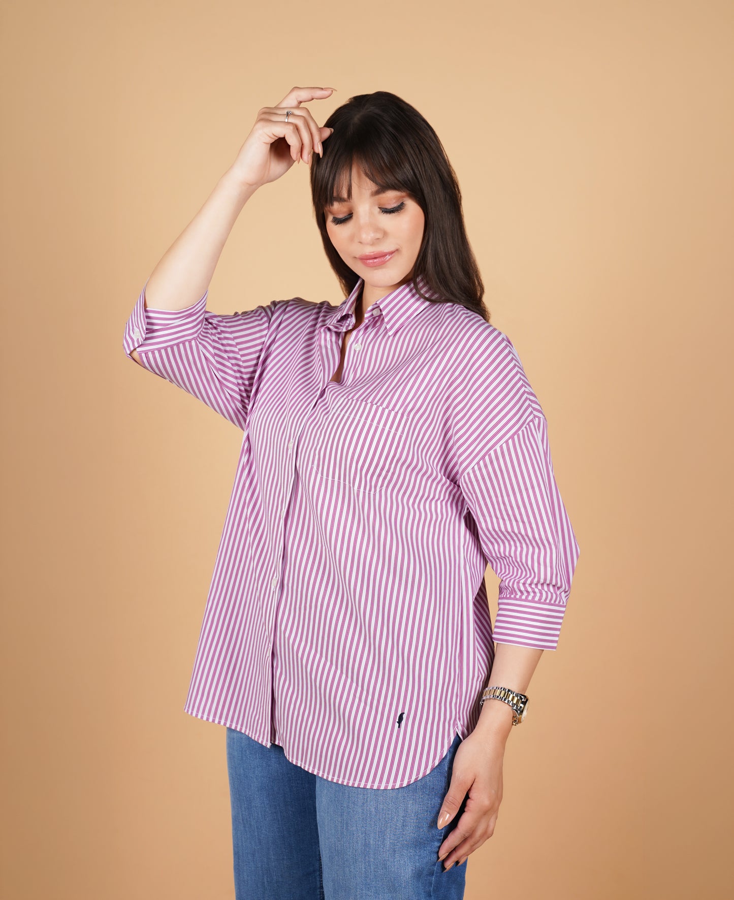 Chemise Leyla Rayée - En Coton