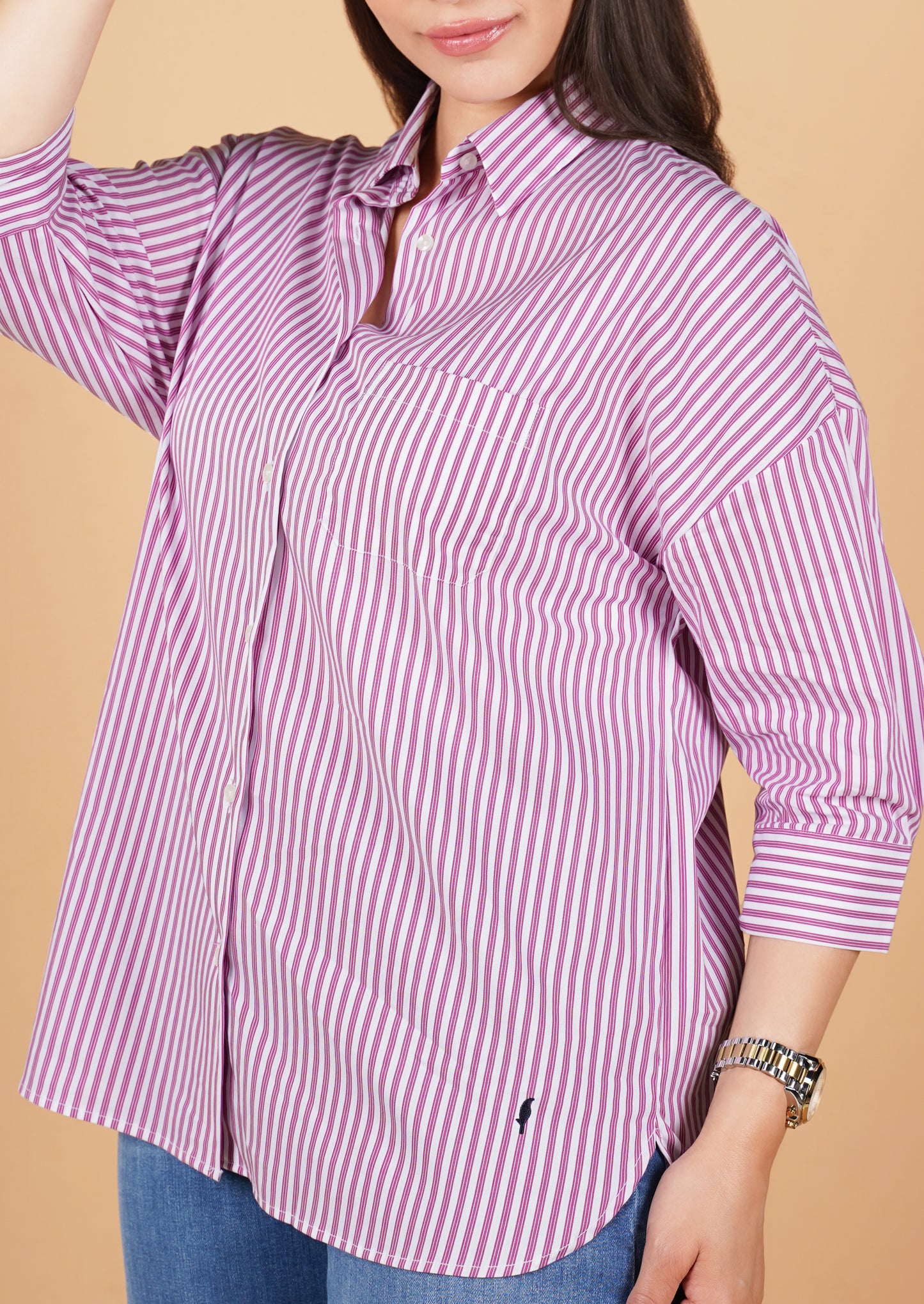 Chemise Leyla Rayée - En Coton