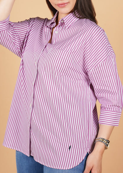Chemise Leyla Rayée - En Coton