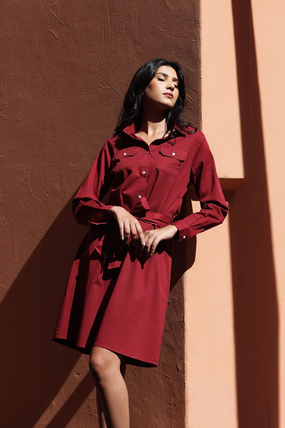Robe Lyne — Élégance Casual en Coton