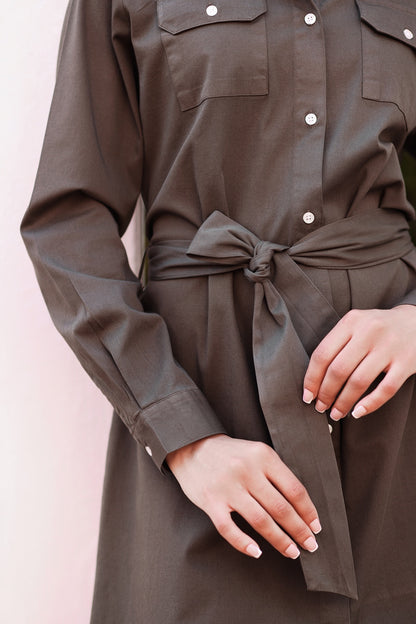 Robe Lyne — Élégance Casual en Coton