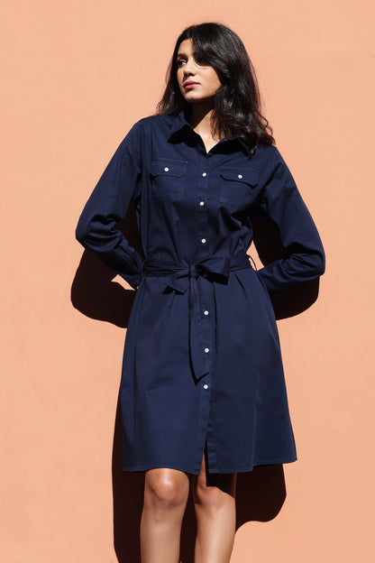 Robe Lyne — Élégance Casual en Coton