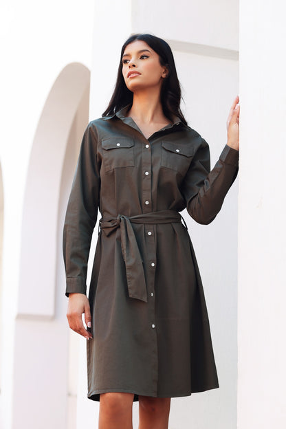 Robe Lyne — Élégance Casual en Coton