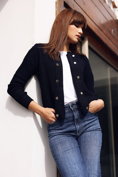 Veste Sara – Bleu Marine