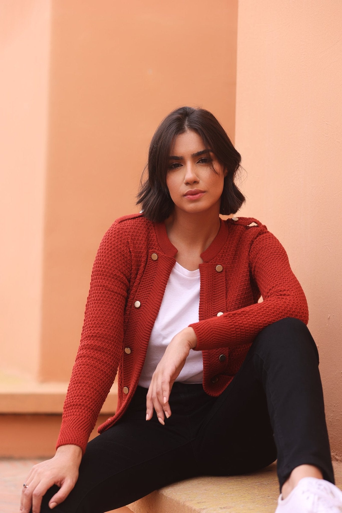 Veste Sara – Rouille