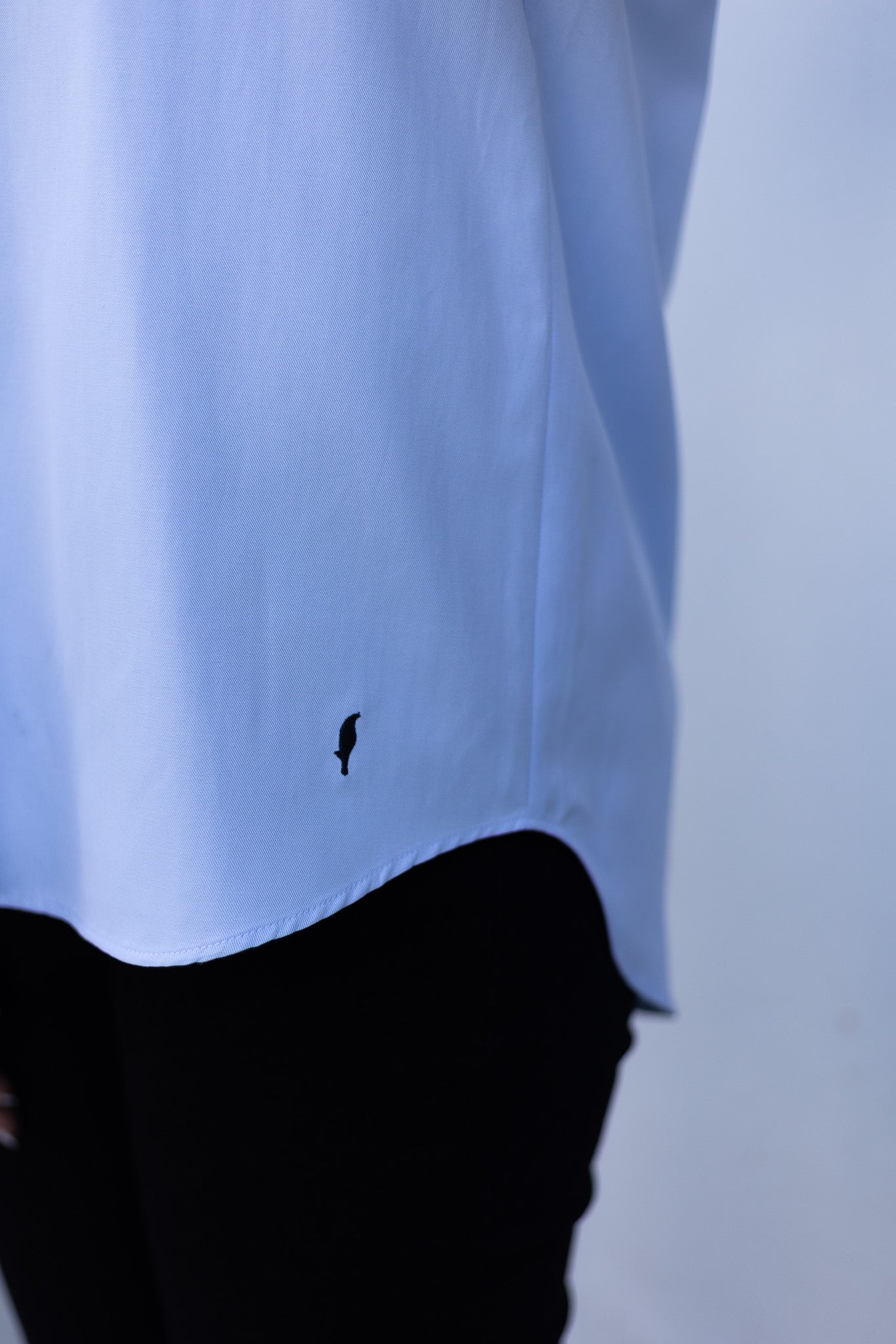 Chemise May – Blanc / Bleu Ciel / Rose