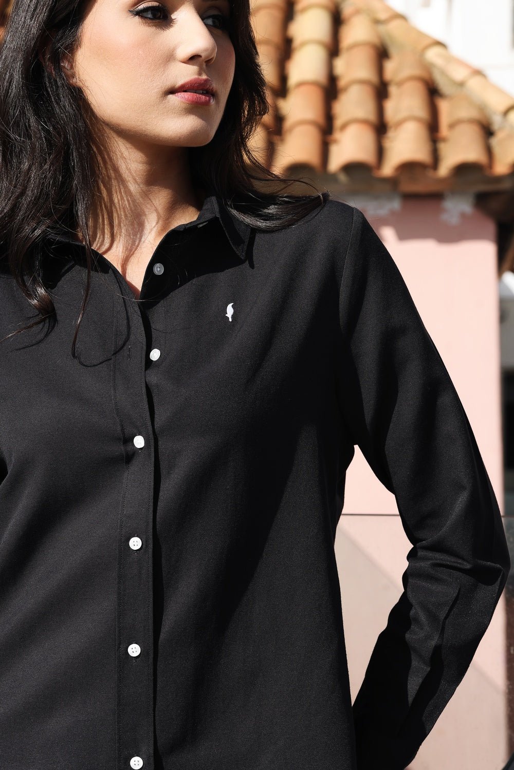 Chemise Amira – Blanc & Noir