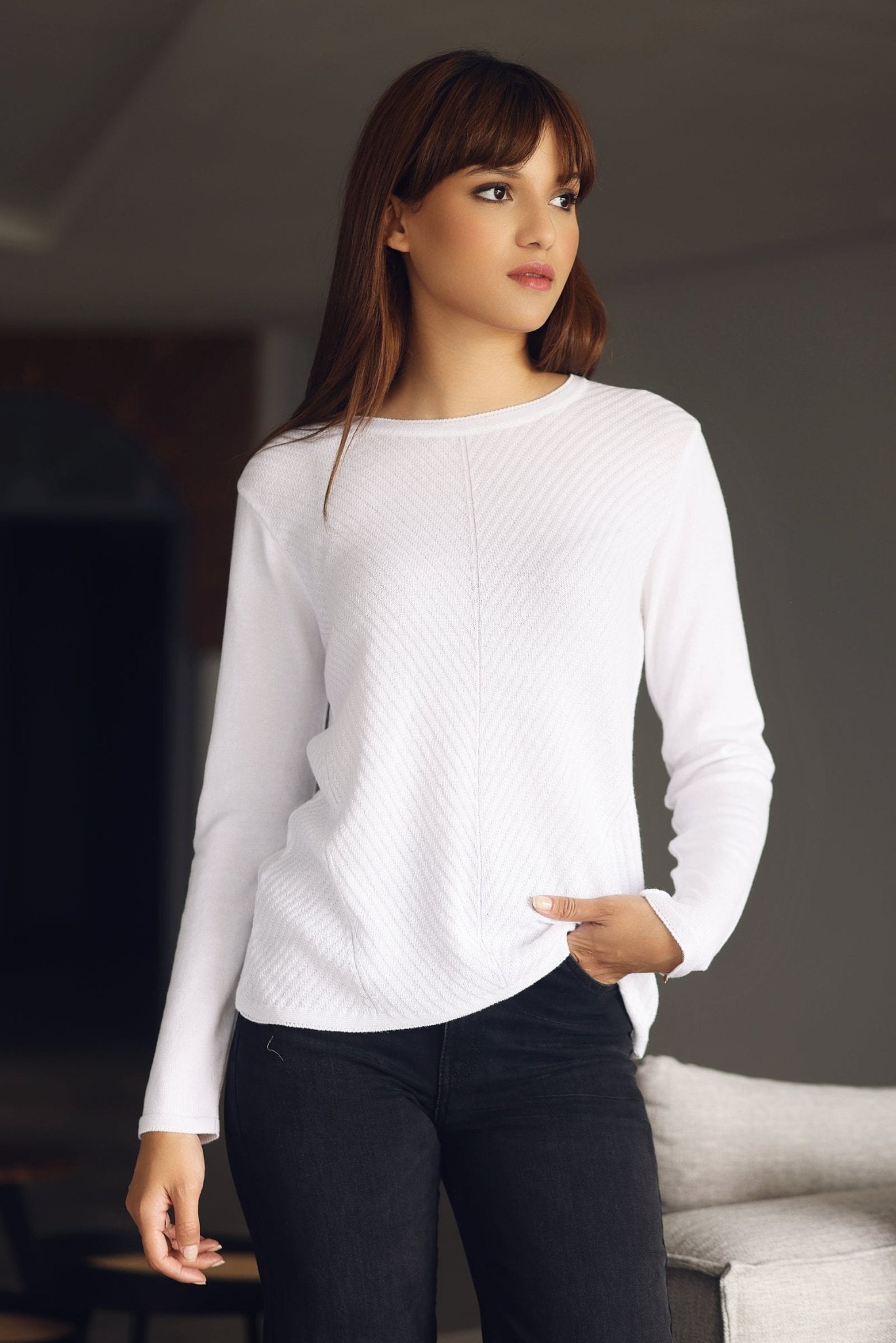 Pull Wissal – Écru