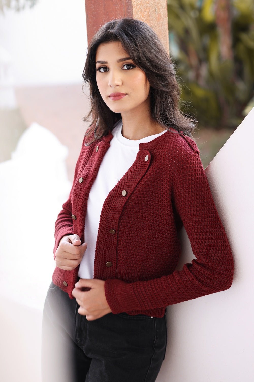 Veste Sara – Bordeau