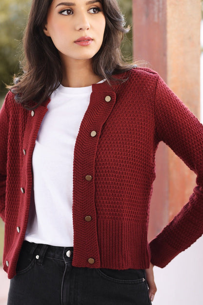 Veste Sara – Bordeau