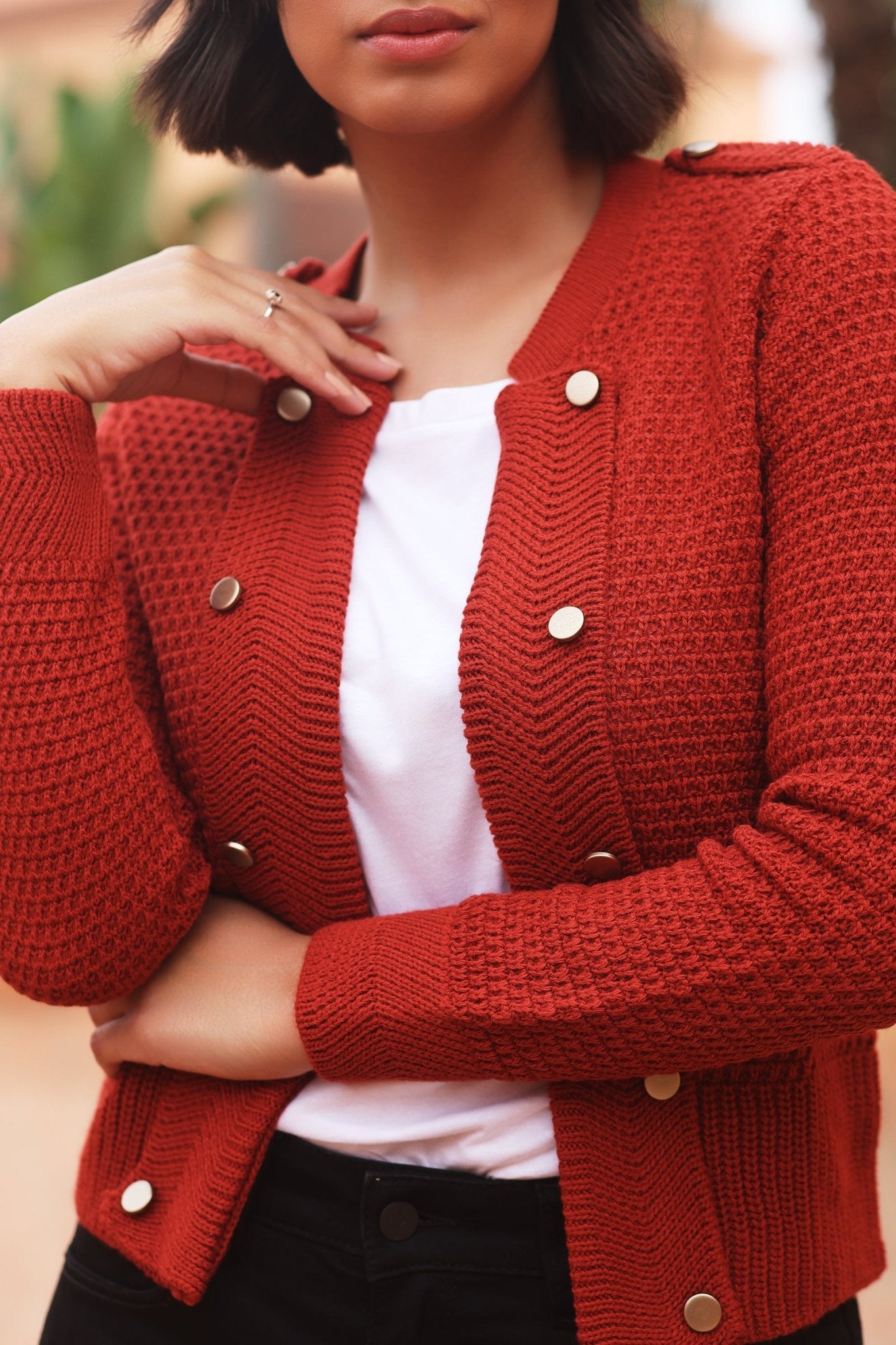 Veste Sara – Rouille