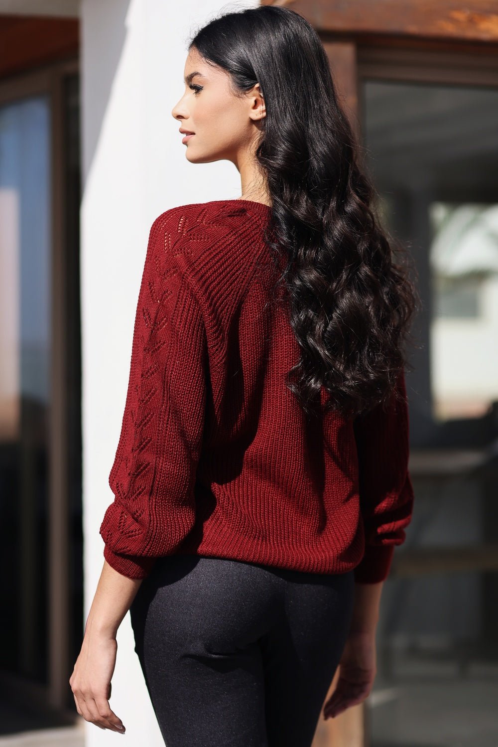 Cardigan Cassy – Bordeaux