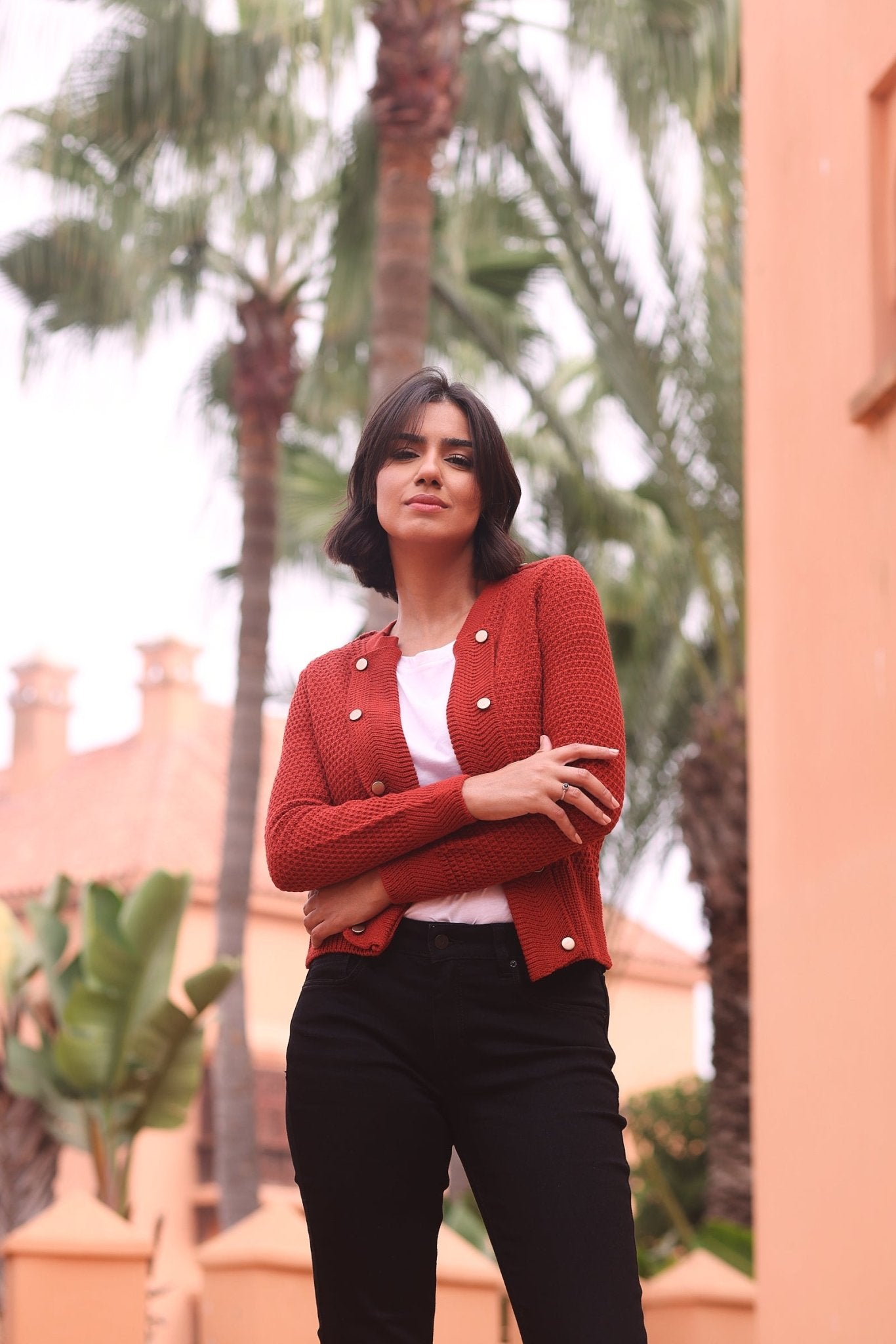 Veste Sara – Rouille