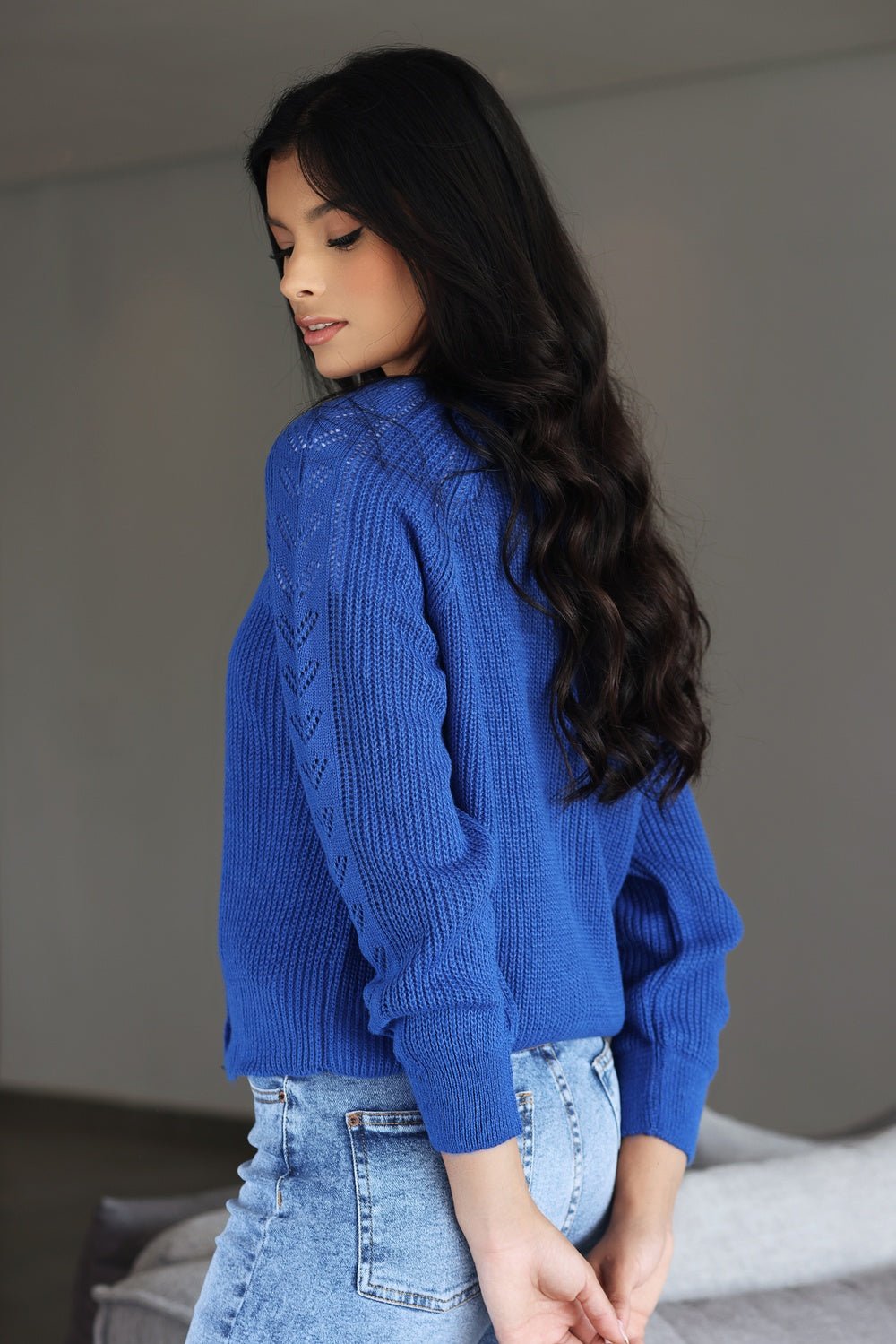 Cardigan Cassy – Bleu Roi