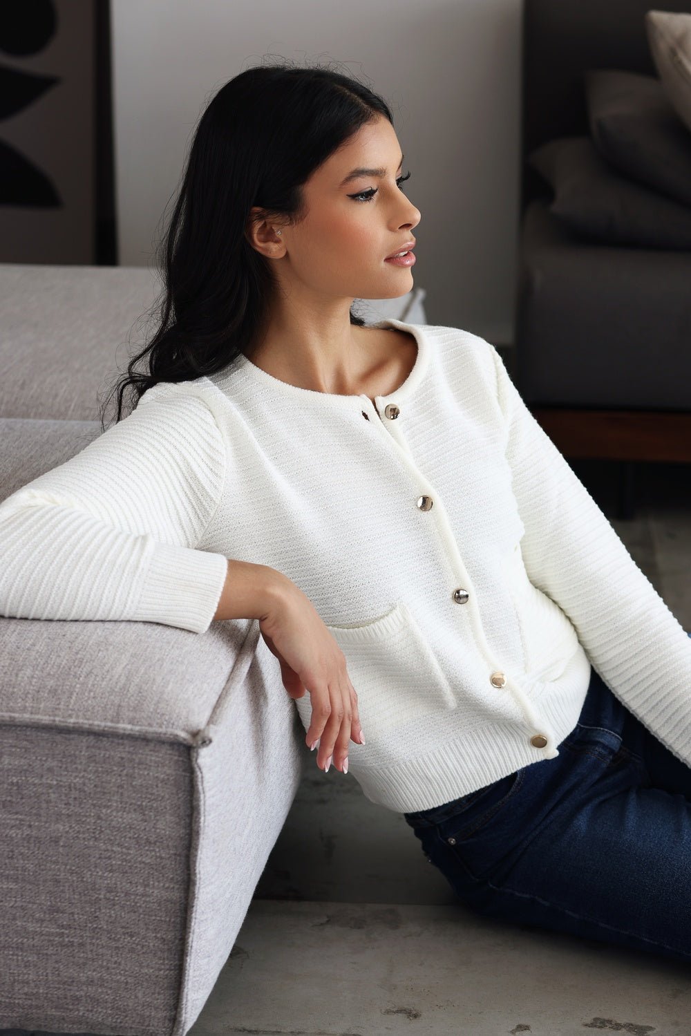 Veste Salma – Écru