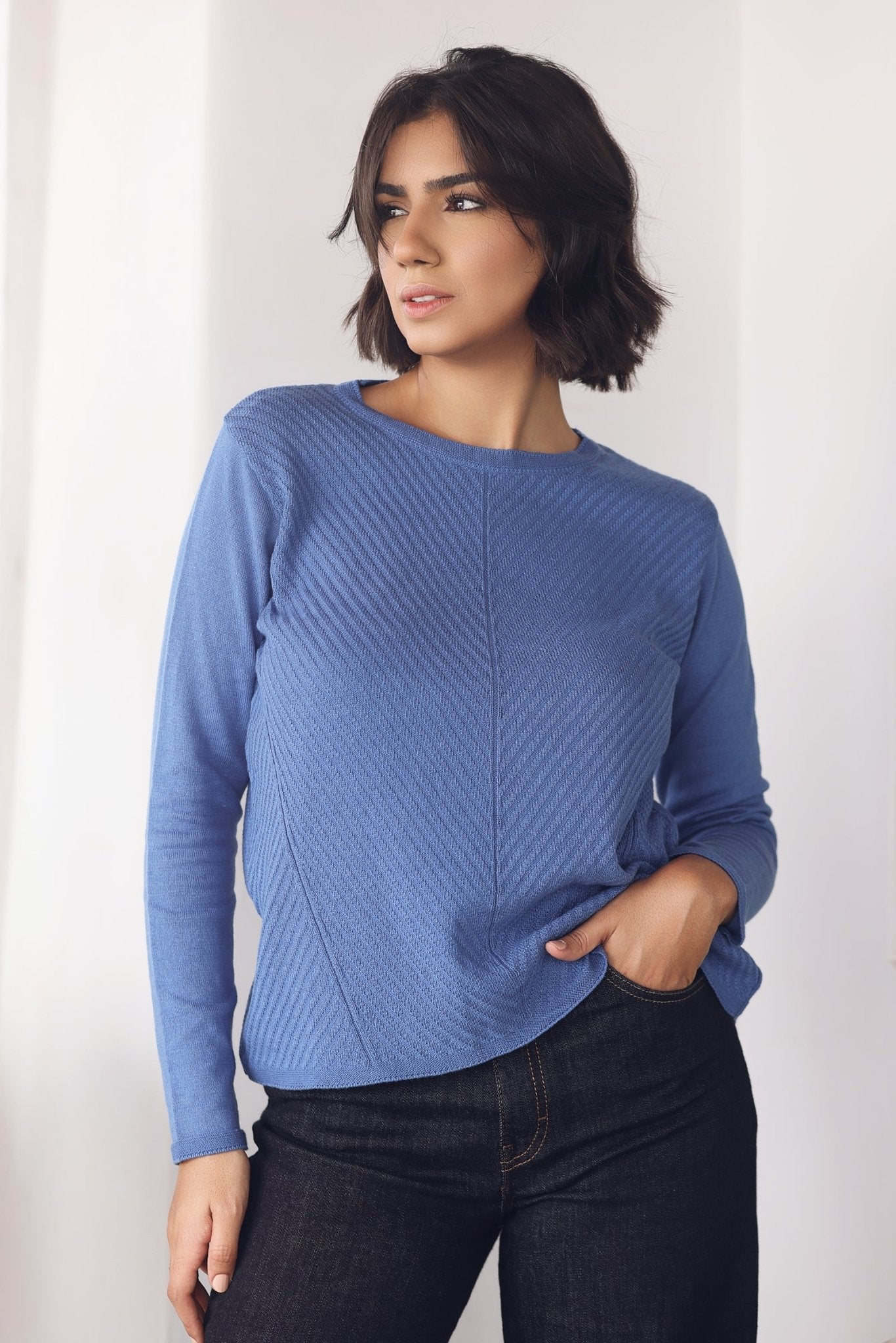 Pull Wissal – Bleu