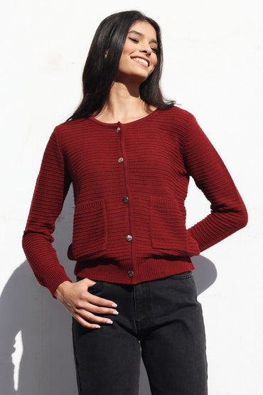 Veste Salma – Bordeaux